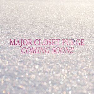Closet purge